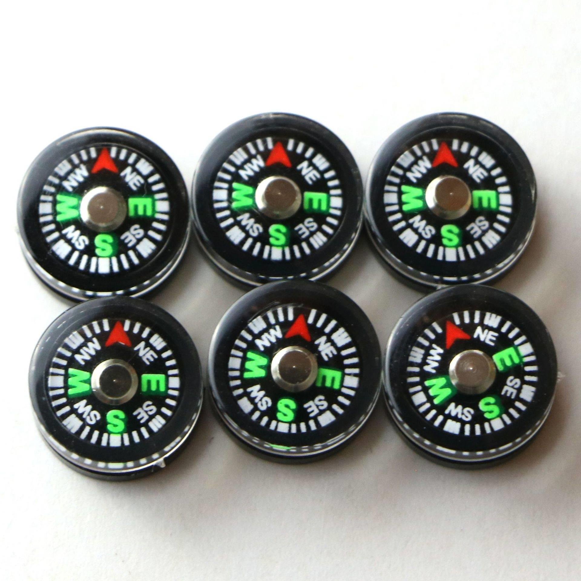 a 12-mm compass pointing to the north, a good-quality outdoor guide to oily plastic, a mini-mini event gift