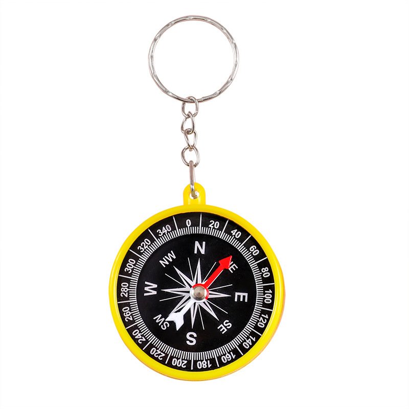 children's mini-outdoor key button compass, students' guide to science teaching aids for intellectual learning.fa