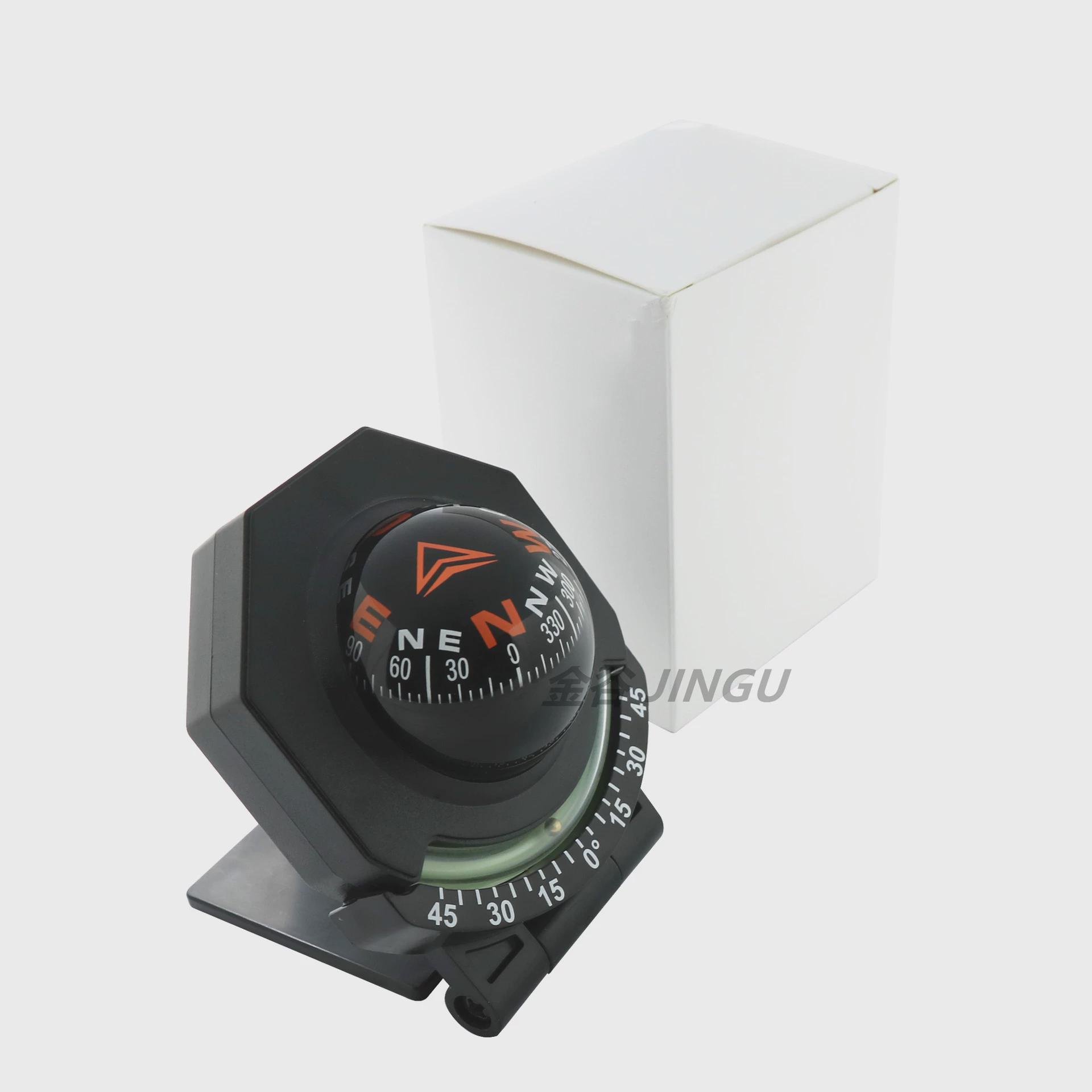 A Chinese-car-borne guide ball + 2 degrees per night light-high-precision RV points to a strong magnetic outside of the northern needle