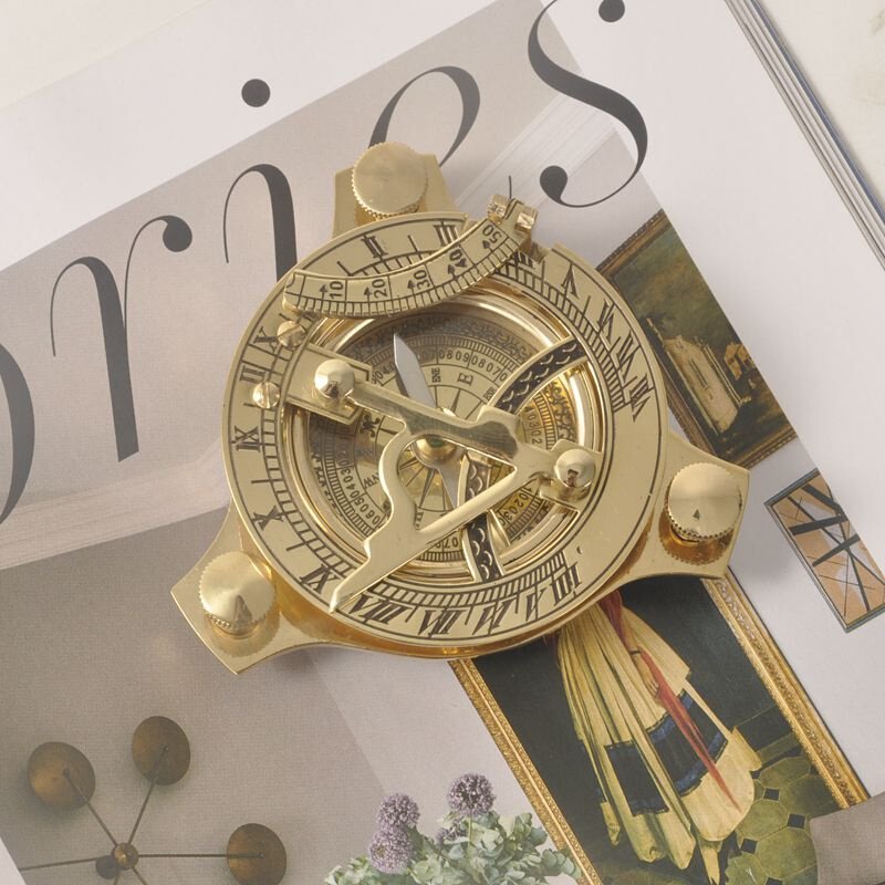 Indian imports of brass and Japanese seaway guides to the mountains carry a collection of gifts in the compass