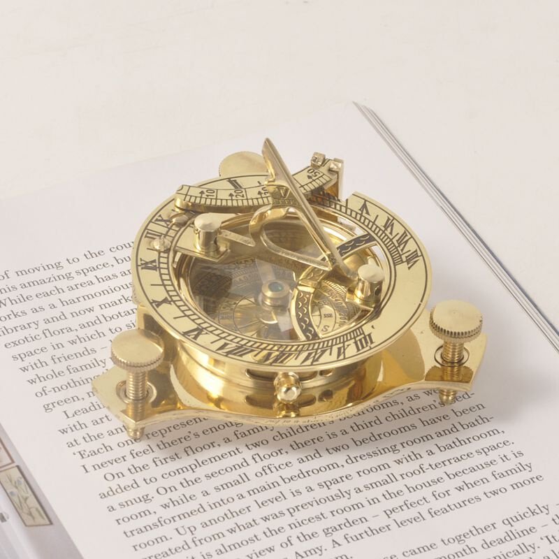 Indian imports of brass and Japanese seaway guides to the mountains carry a collection of gifts in the compass