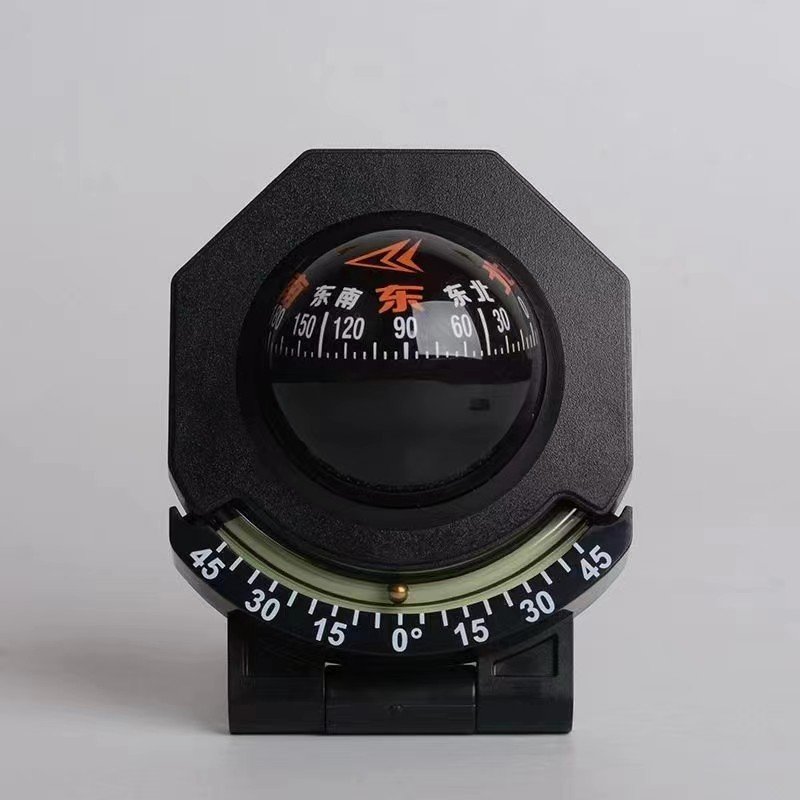 A high-precision guide to an outdoor car with a pointer to the nightlight slope multifunctional compass