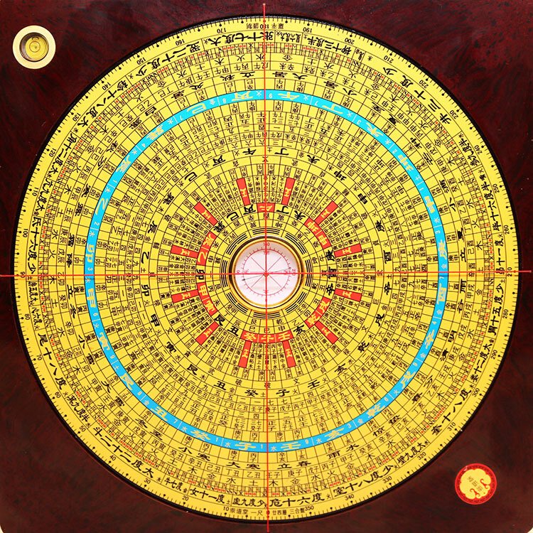 The compass is high-precision, 24 mountains outside of the compass