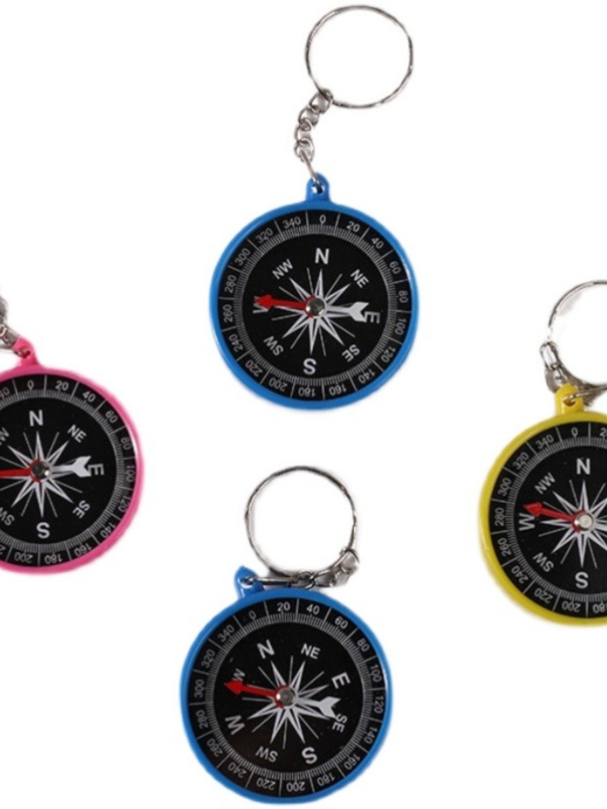The mini-key button compass points to the travel engraving of children in the open