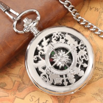 An outdoor compass with multi-purpose, high-precision students pointed north with a waterproofer compass