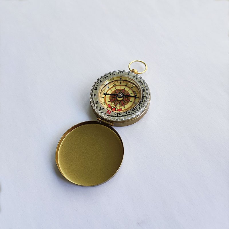 Customize a portable, pure copper flip-cap to a northern, outdoor, multi-purpose metal guide to nightlight watchpost