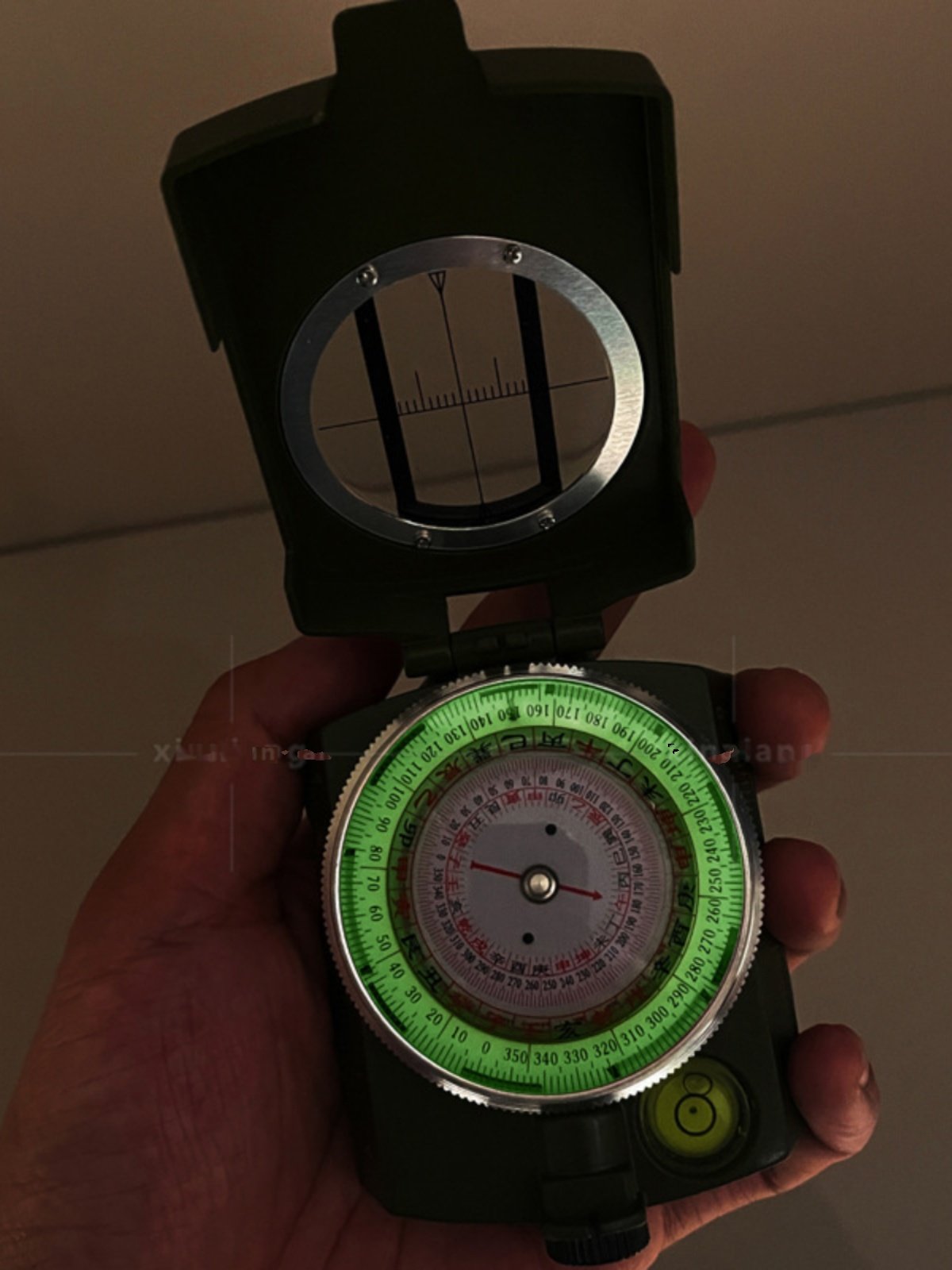 Full automatic 24 mountain compass, professional compass compass with high-precision beginner