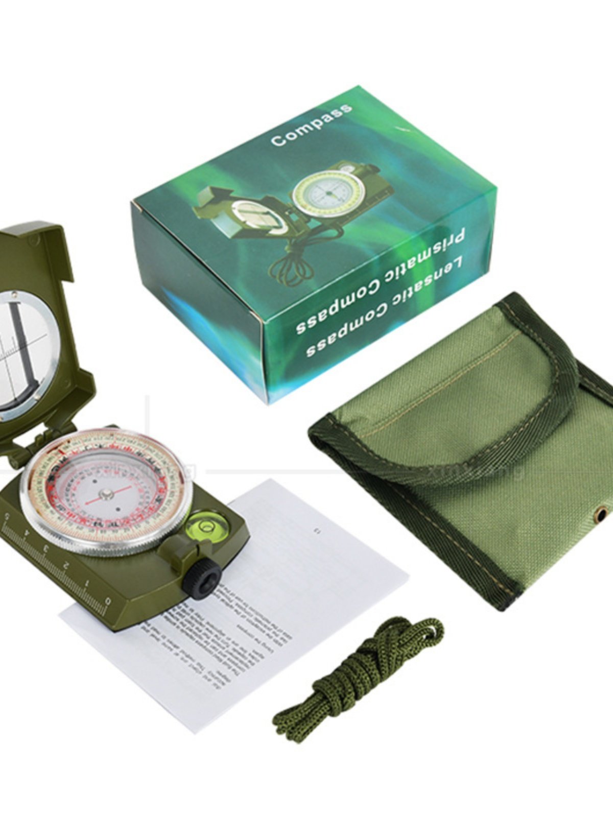 Full automatic 24 mountain compass, professional compass compass with high-precision beginner