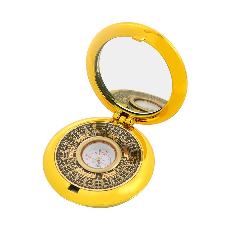 The compass, with its high-precision compass, carries a pendulum plating mirror to the door