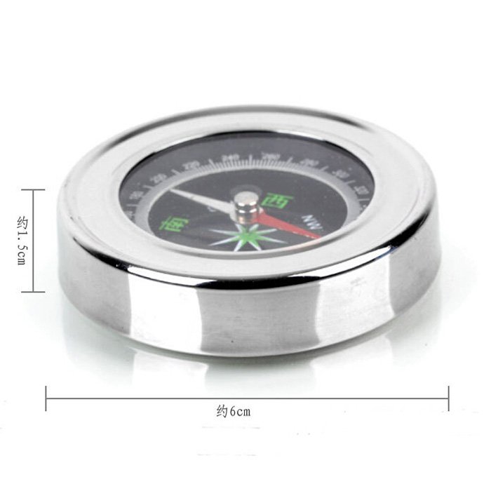 The high accuracy of stainless steel car supplies in the direction of a portable outdoor camping compass points to the northern compass