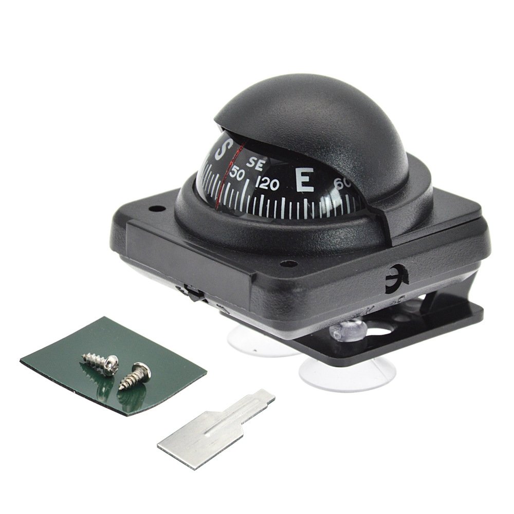 A YACHT SPEEDBOAT WITH A COMPASS BALL, A LED-SPEED LAUNCHER, A HIGH-PRECISION 12V AT NIGHT