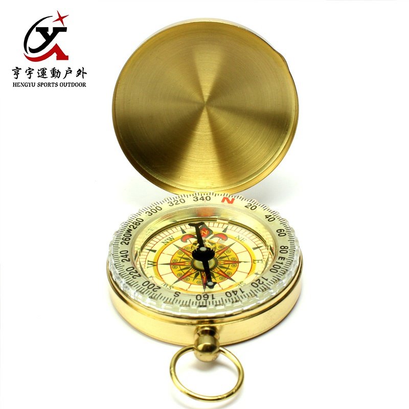 Open-air compass-carriage geographer docked night light-proofing north-line navigation