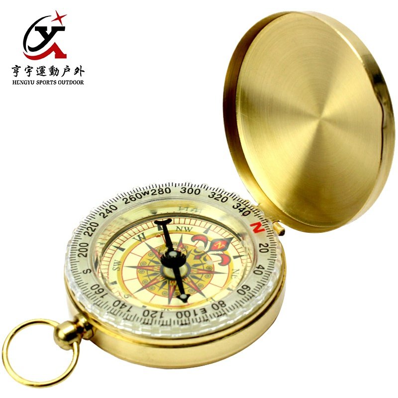 Open-air compass-carriage geographer docked night light-proofing north-line navigation