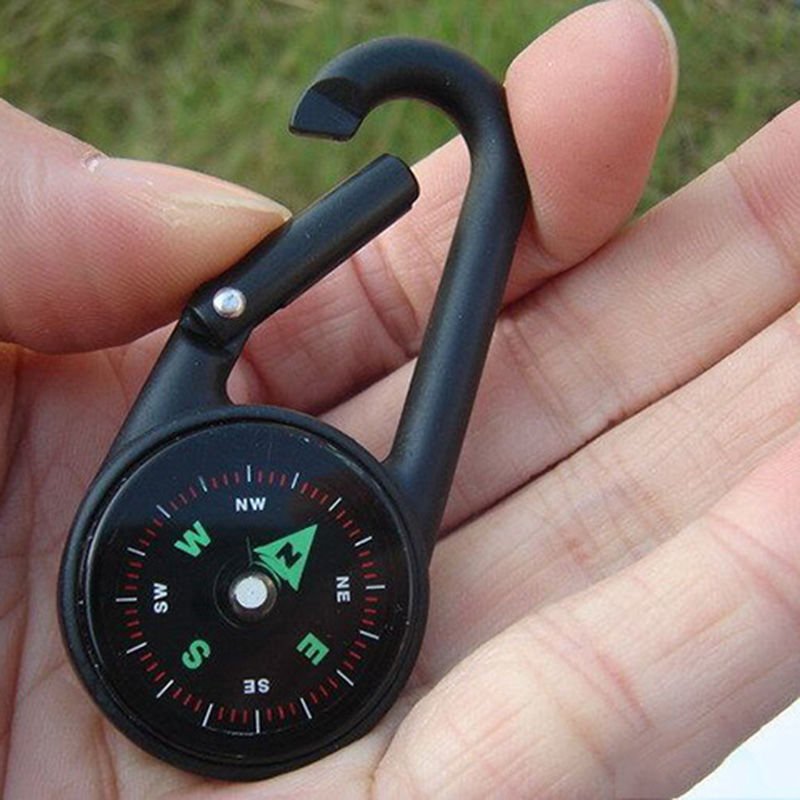 The stainless steel compass, the multi-purpose multipurpose calculator for adult children on an outdoor mountain expedition
