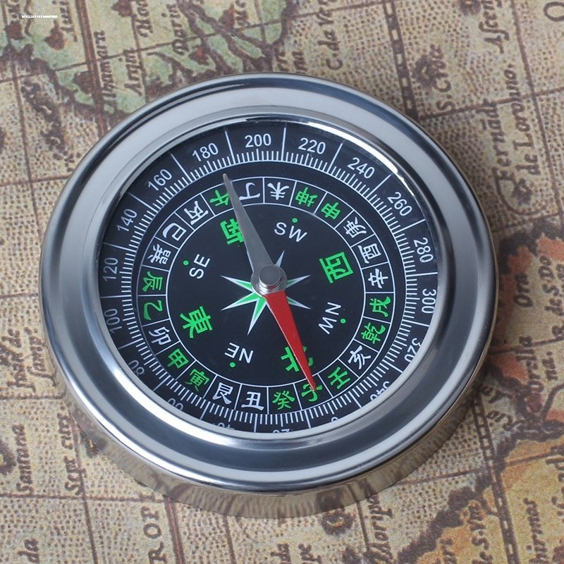 The guidebook for children's primary school students uses second-grade teaching aids for outdoor exercise to point to high-precision compass toys