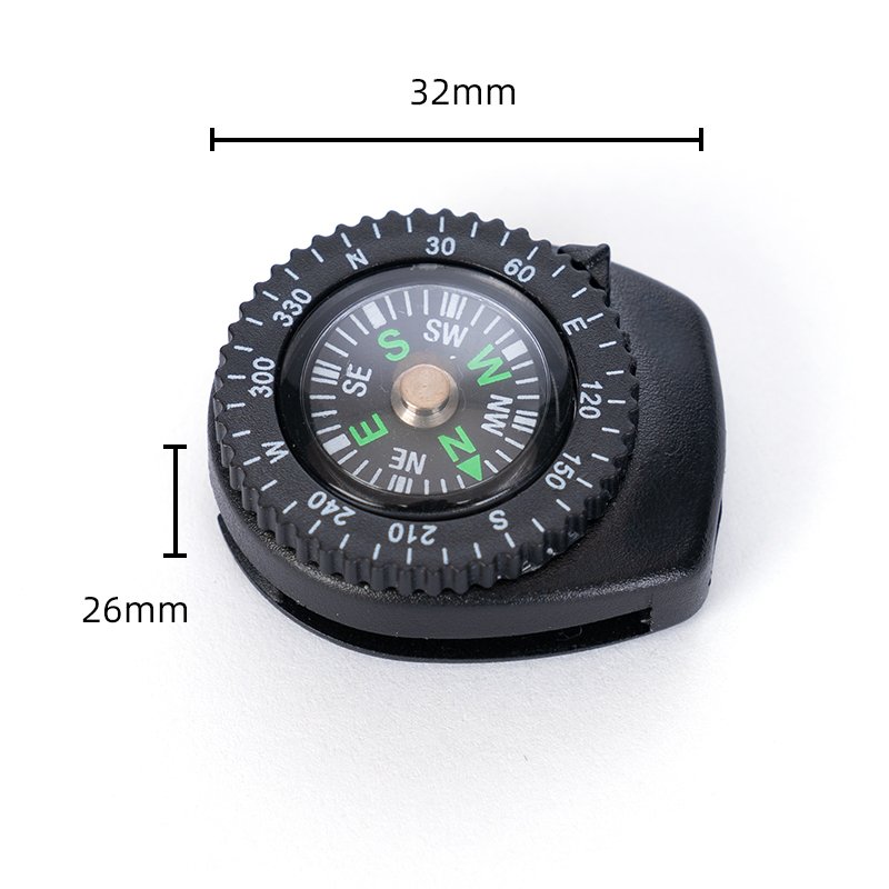 SMALL MINI-MOUNTAINED MOLLE, HAND-WATCH-STYLE EMERGENCY SELF-RESCUE SIGN OPEN