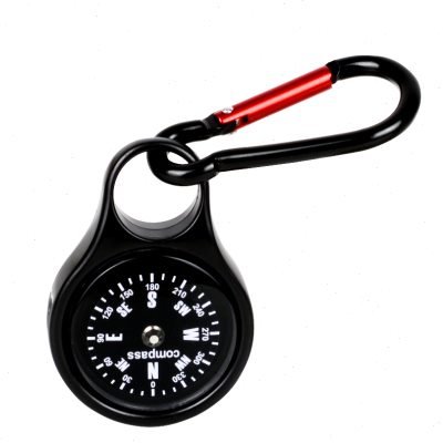 JIAGE'S OUTDOORS POINT TO A MULTI-PURPOSE KEY BUTTON AND HIGH-PRECISION COMPASS