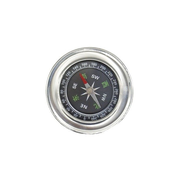 An outdoor high-precision guide to children's primary finger of stainless steel multi-purpose compass directed across the field