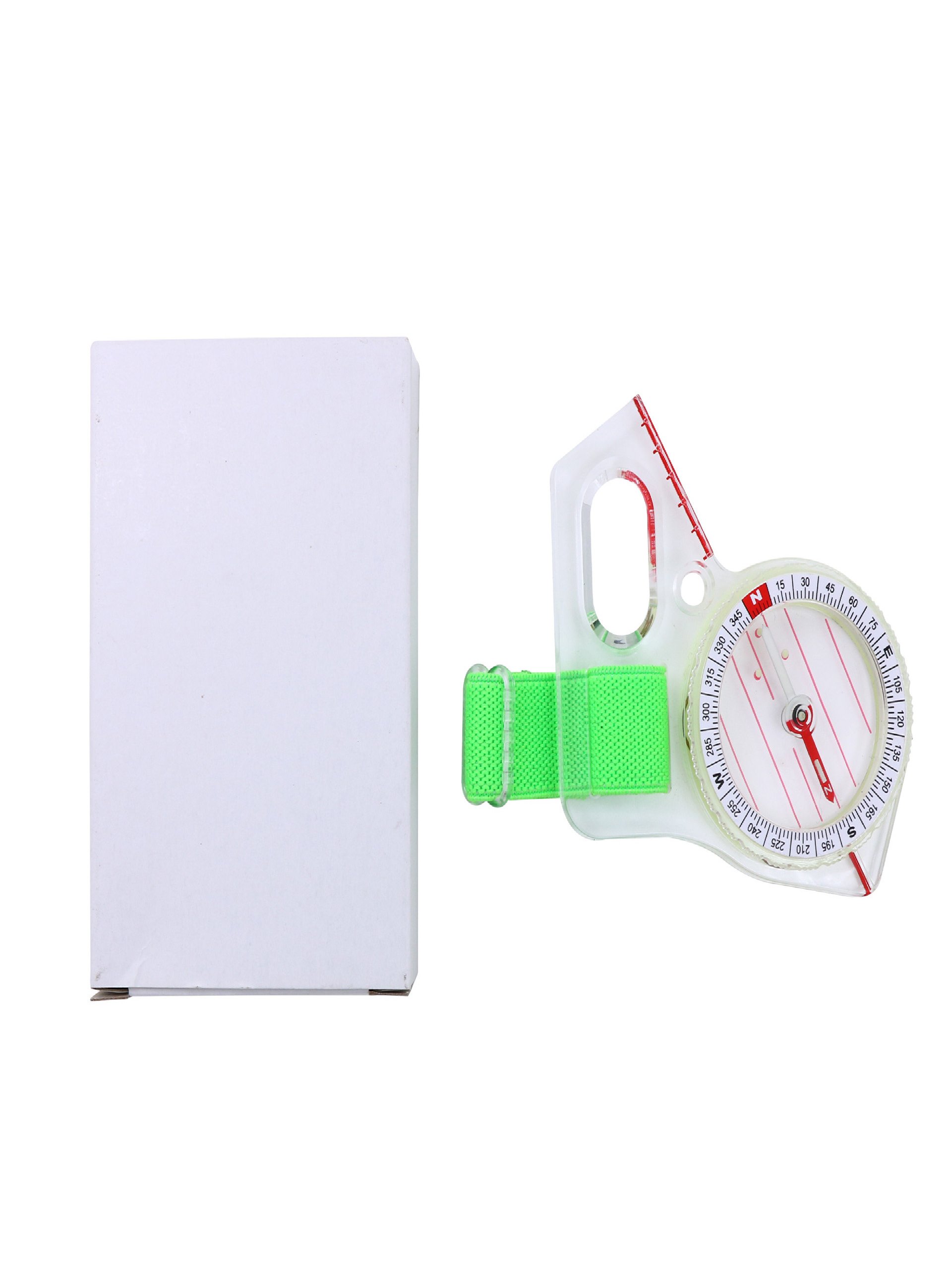 There's a spot, a direct motion compass, a northerly pin, a thumb-and-magnetic night-light compass in the outdoors