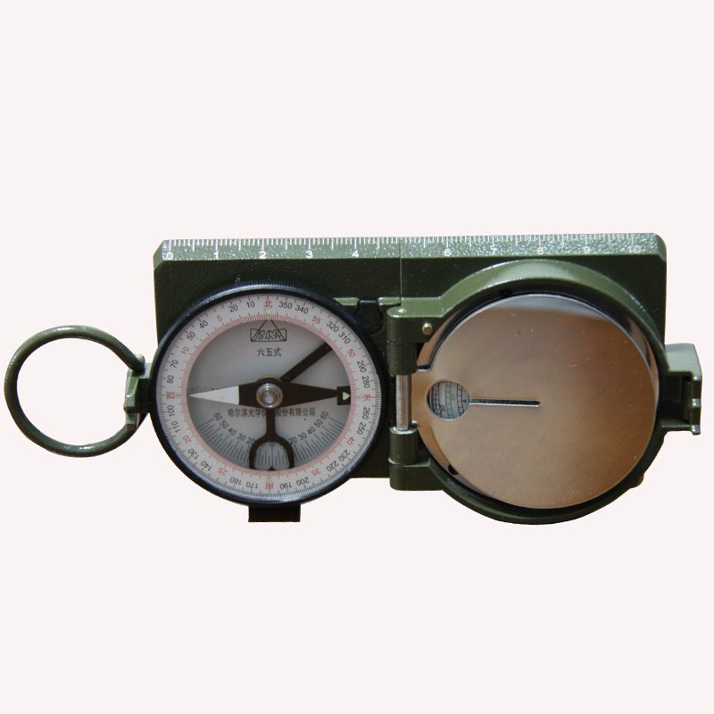 A NEW, AUTHENTIC HALBIN 65 POINTER DQL-5 METALLIC NIGHTLIGHT COMPASS 62 TIMES