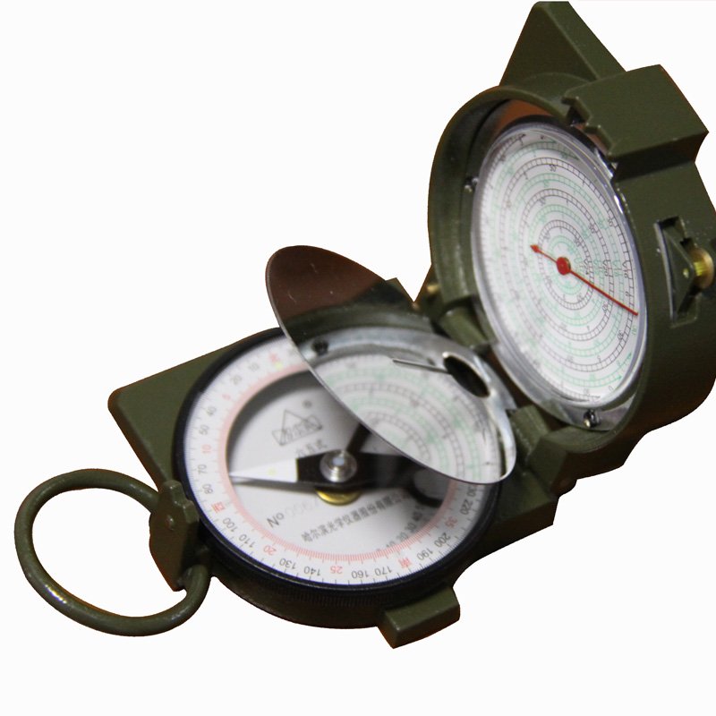 A NEW, AUTHENTIC HALBIN 65 POINTER DQL-5 METALLIC NIGHTLIGHT COMPASS 62 TIMES