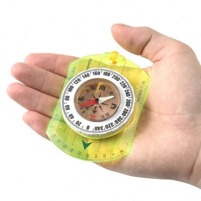 Aski's children's guide is a high-precision exterior pointer with a multi-purpose fluorescent fluorescent geologic compass