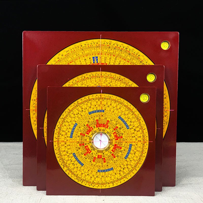 Three-thirty-thirty-thirty comprehensive compass compass, high-precision outdoor brass platter side by side