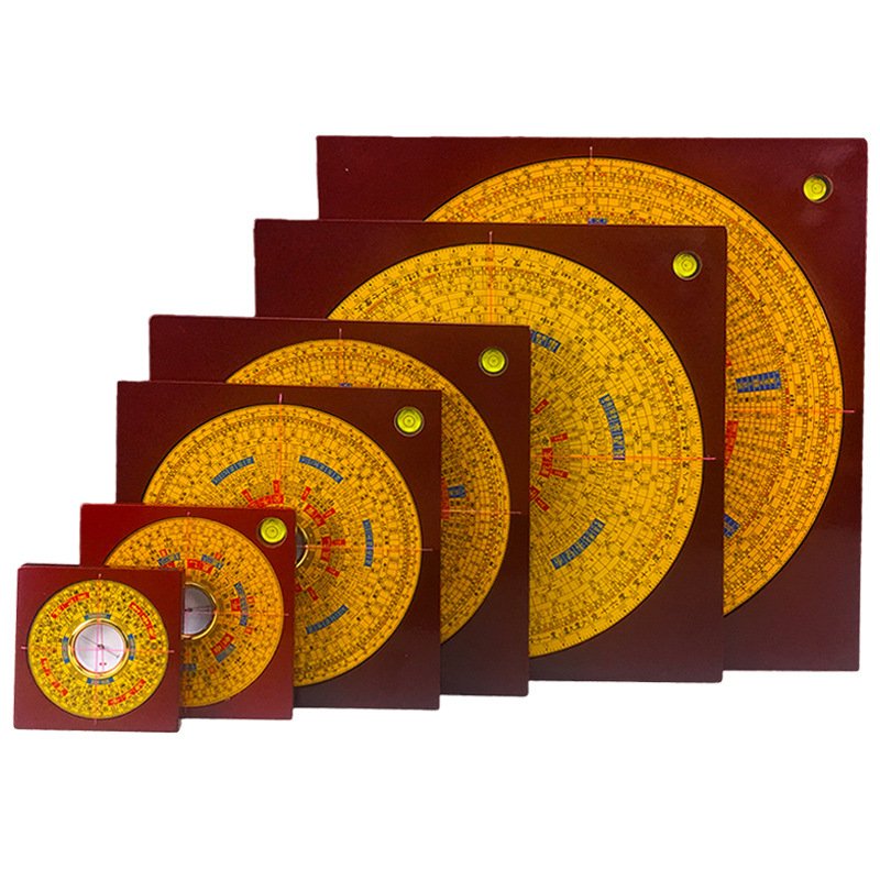 Three-thirty-thirty-thirty comprehensive compass compass, high-precision outdoor brass platter side by side