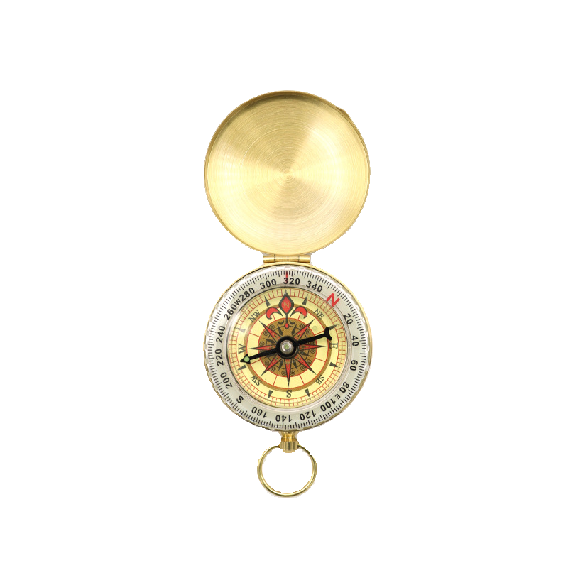 BRONZE POINTS TO THE NORTHERN PIN, AND THE G50 TURQUOISE PENDULUM COMPASS COVERS THE NIGHT