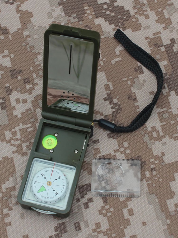 A high-precision compass with a vehicle carrying a professional nightlight waterproofing pointer for children in the field