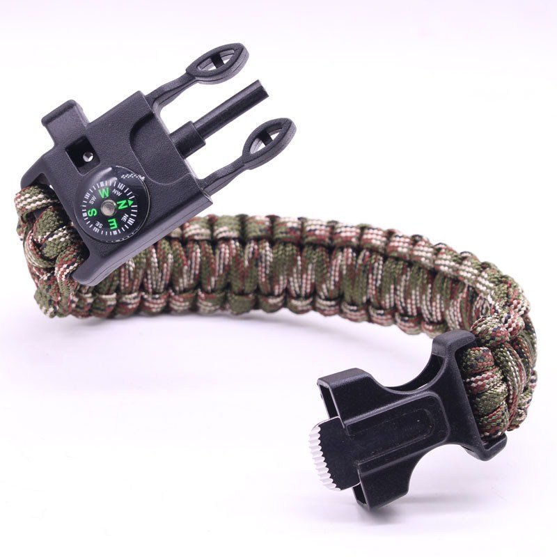 Multi-purpose outdoor umbrella bracelet firestone guidelines, life-rescue ropes, emergency survival equipment for rescue posts