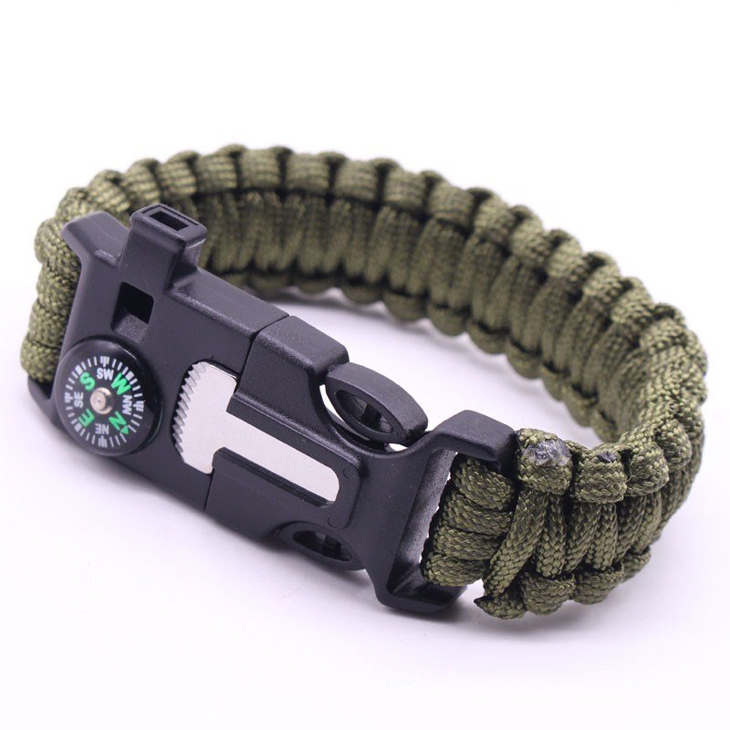 Multi-purpose outdoor umbrella bracelet firestone guidelines, life-rescue ropes, emergency survival equipment for rescue posts