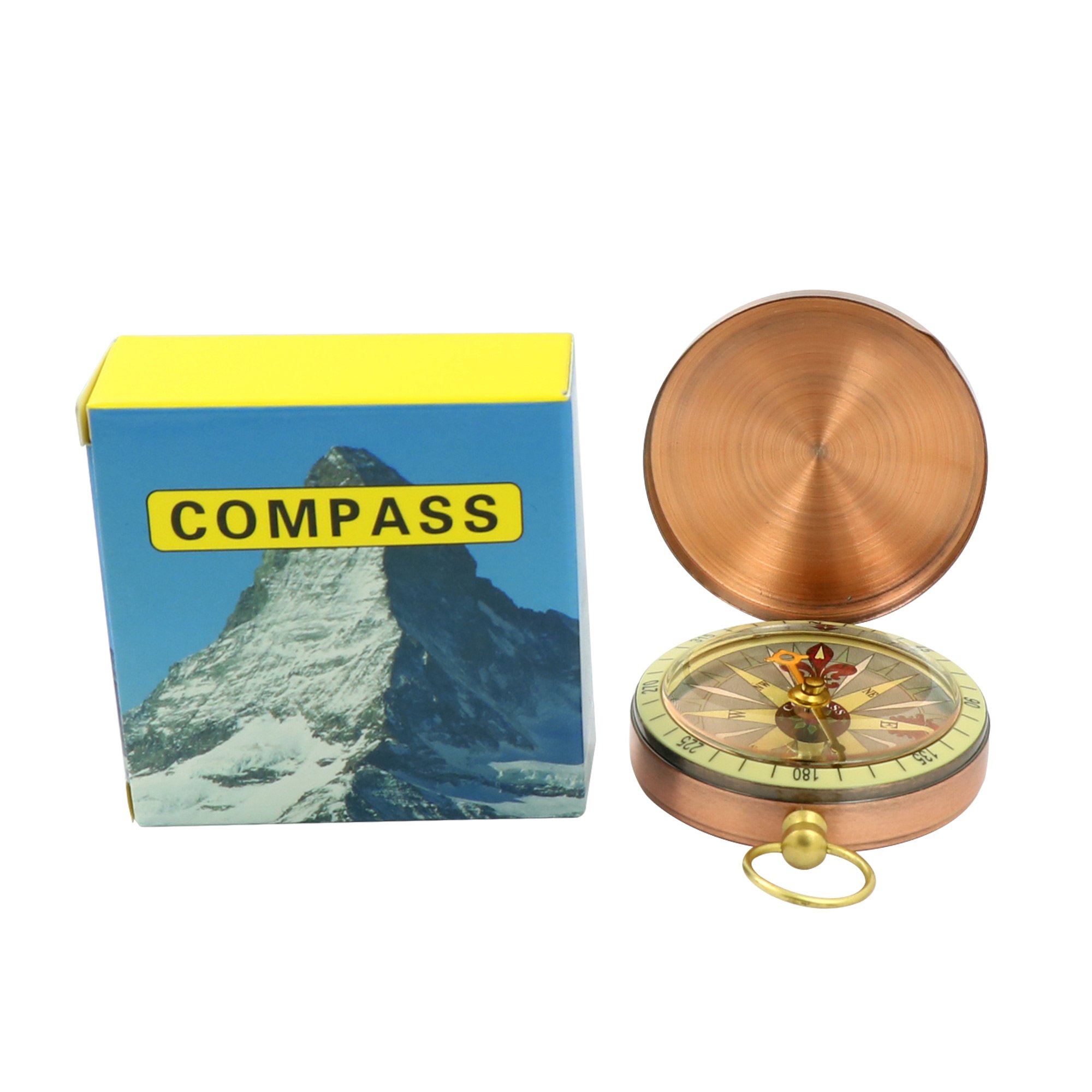 Prefect outdoors point to a watch compass with a pent-up, high-precision waterproof compass