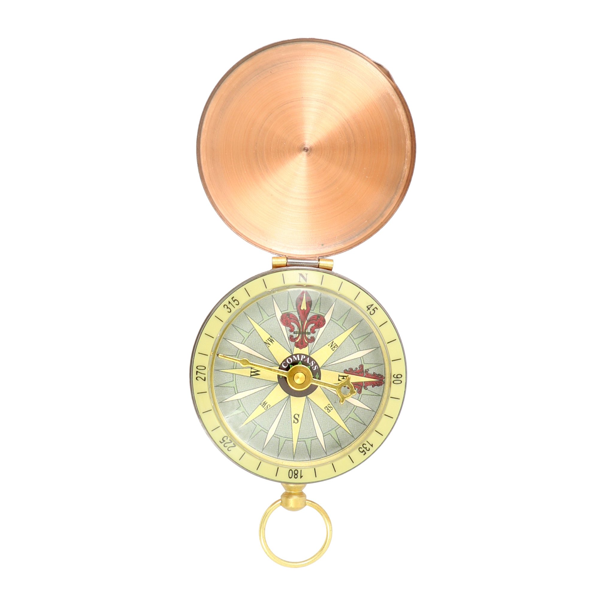 Prefect outdoors point to a watch compass with a pent-up, high-precision waterproof compass
