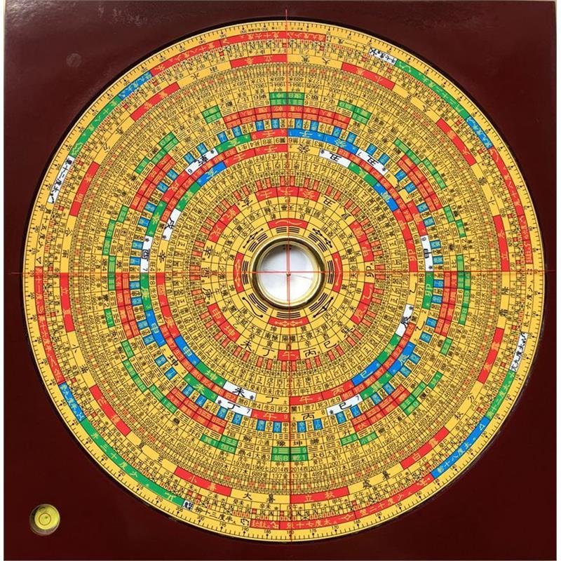 The compass's high-precision professional guide to the geometric survey of the 24 Hills integrated lymphocy, pure copper for the dragon