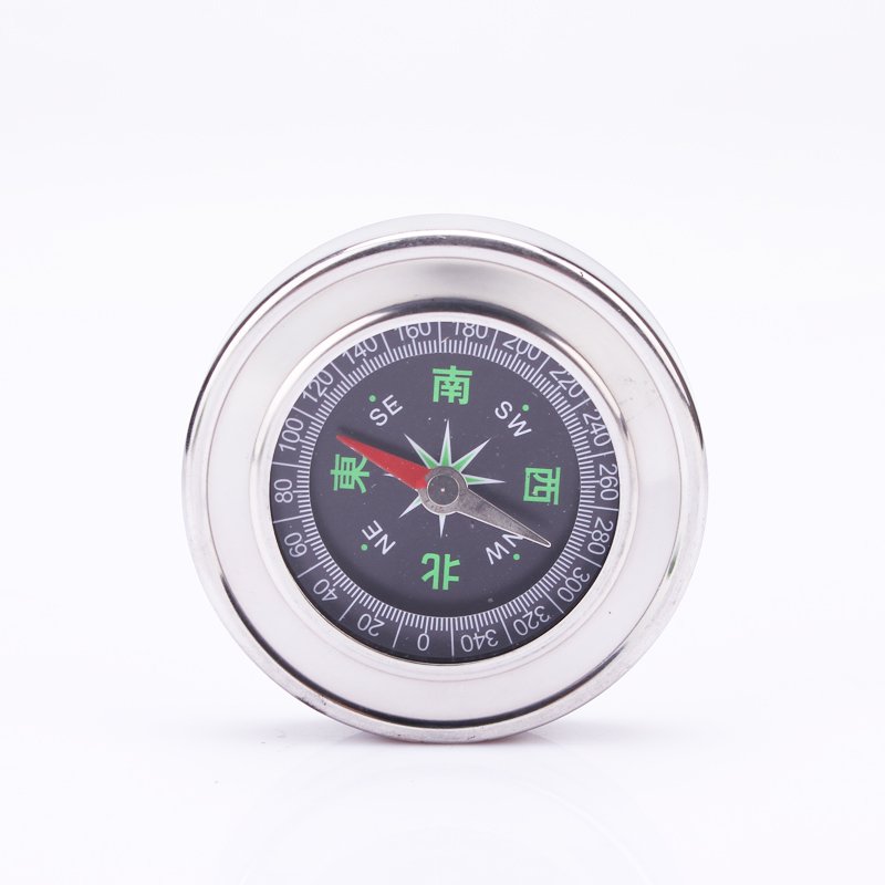 HIGH METAL ACCURACY 75MM STAINLESS STEEL COMPASS OUTSIDE HAND-HELD NORTHERN PIN METAL SHELL