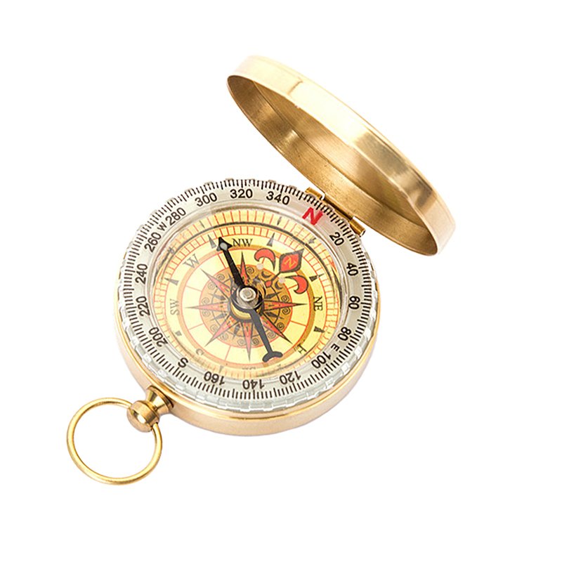 An outdoor Caribbean pirate compass is a water-proof specialty, with a high-precision golden compass