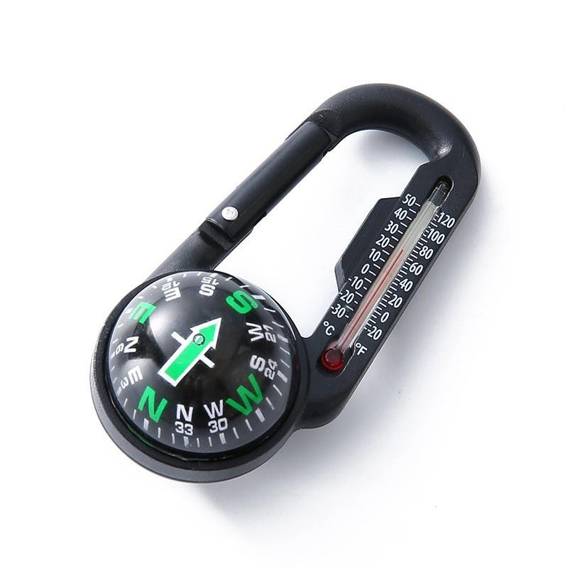 THE DC28 ZINC ALLOY DOUBLE-SIDED COMPASS THERMOMETER POINTS TO THE DIRECTION OF THE NORTH NEEDLE ' S MULTI-PURPOSE OUTDOOR DETACHMENT