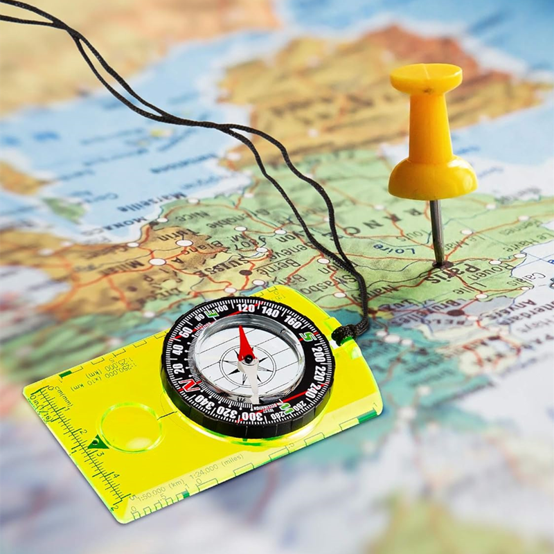 2 guideo hiking backpacks, a field map of the senior scouts camping