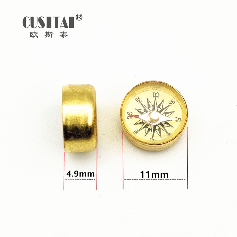 Ostae's 11 mm in diameter, high-precision, all-blown mini-bronze compass north