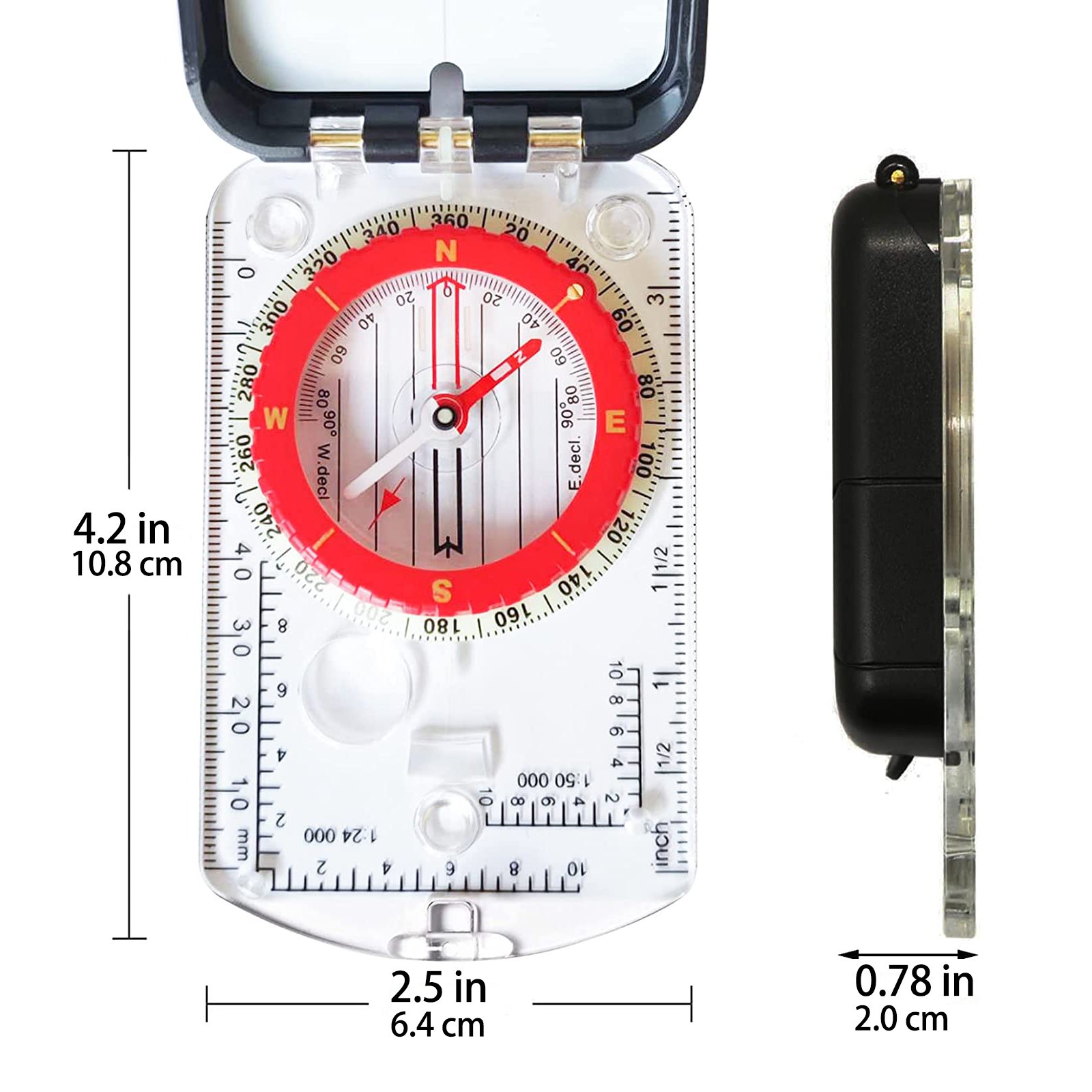 THE NEW DC45-6E MULTI-PURPOSE RECAP COMPASS POINTS TO A LARGE NUMBER OF SPOTS OF LED LAMPS IN THE NORTH BELT