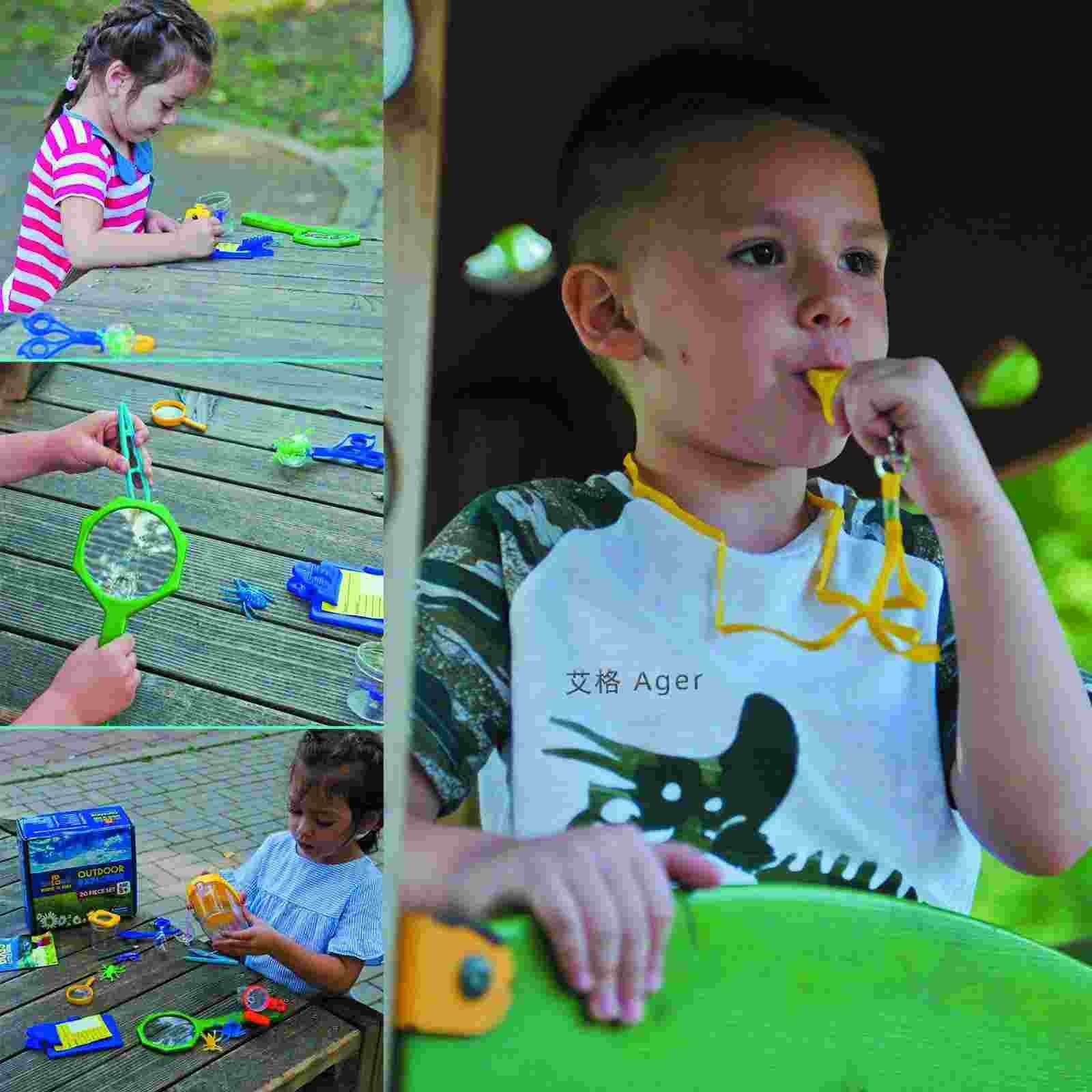 The children's binoculars guide needle-screecher