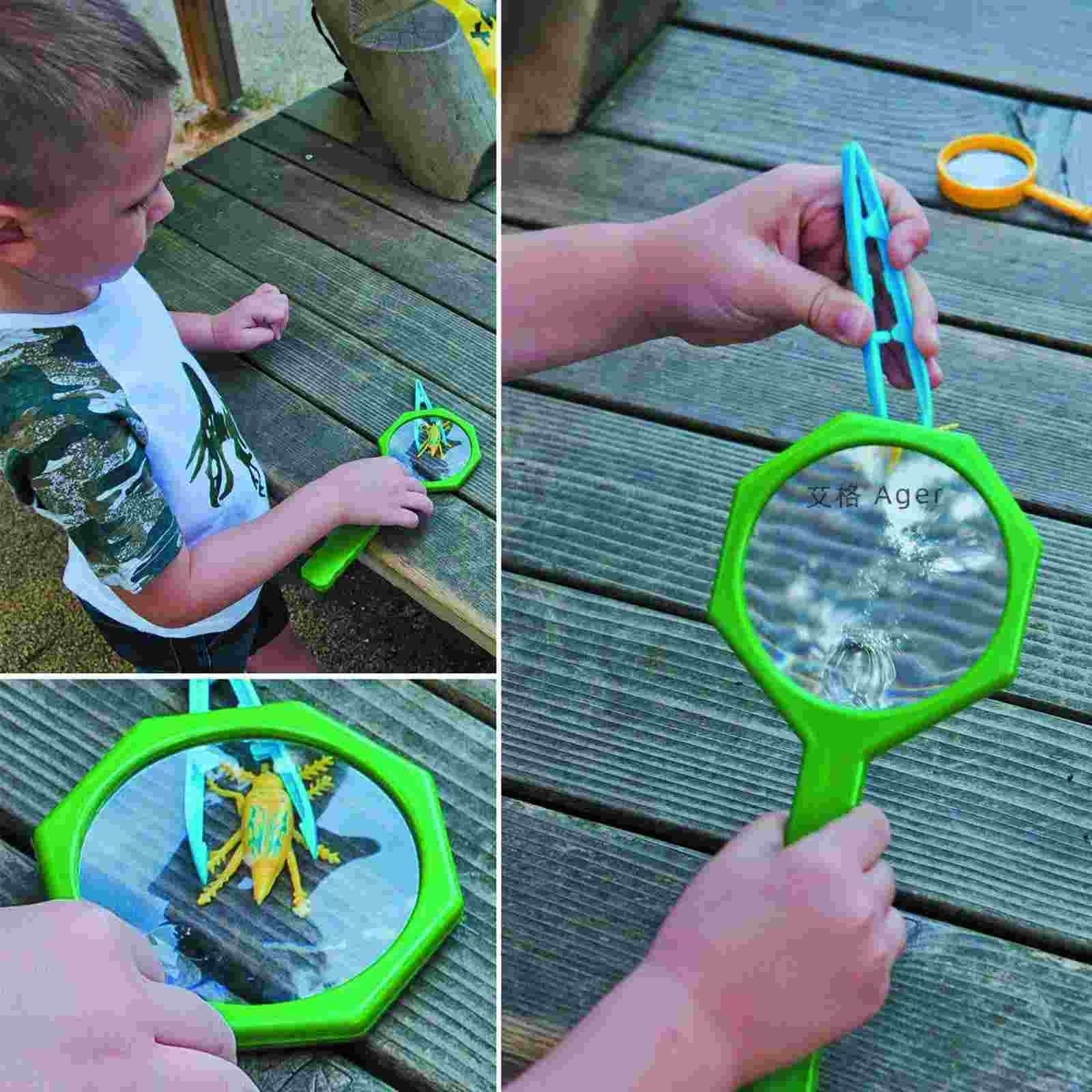 The children's binoculars guide needle-screecher