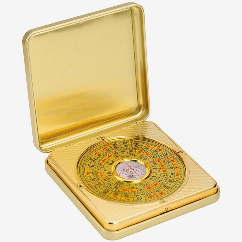 A compass with a high-precision compass with an open-trace geological searcher, a small compass device