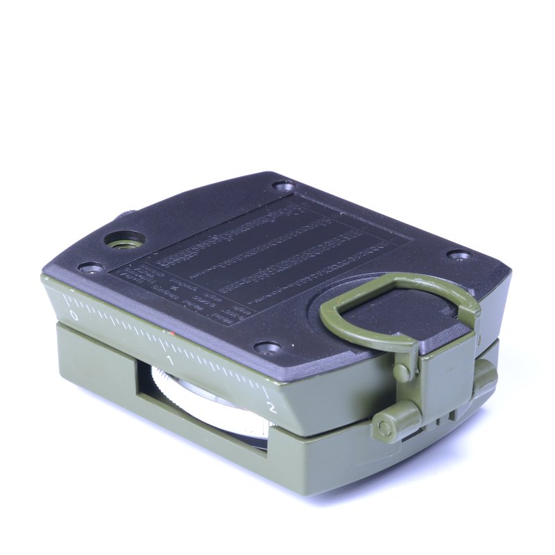 The high accuracy of the whole metal points to a specialized geologic compass from the north, and an outdoor guide to the mountains, equipped with nightlight protection