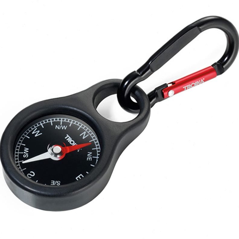 GERMAN TRIIKA'S OUTDOOR COMPASS KEY BUTTON, SMALL MINI COMPASS POINTING NORTH TO PROTECT THE WATER