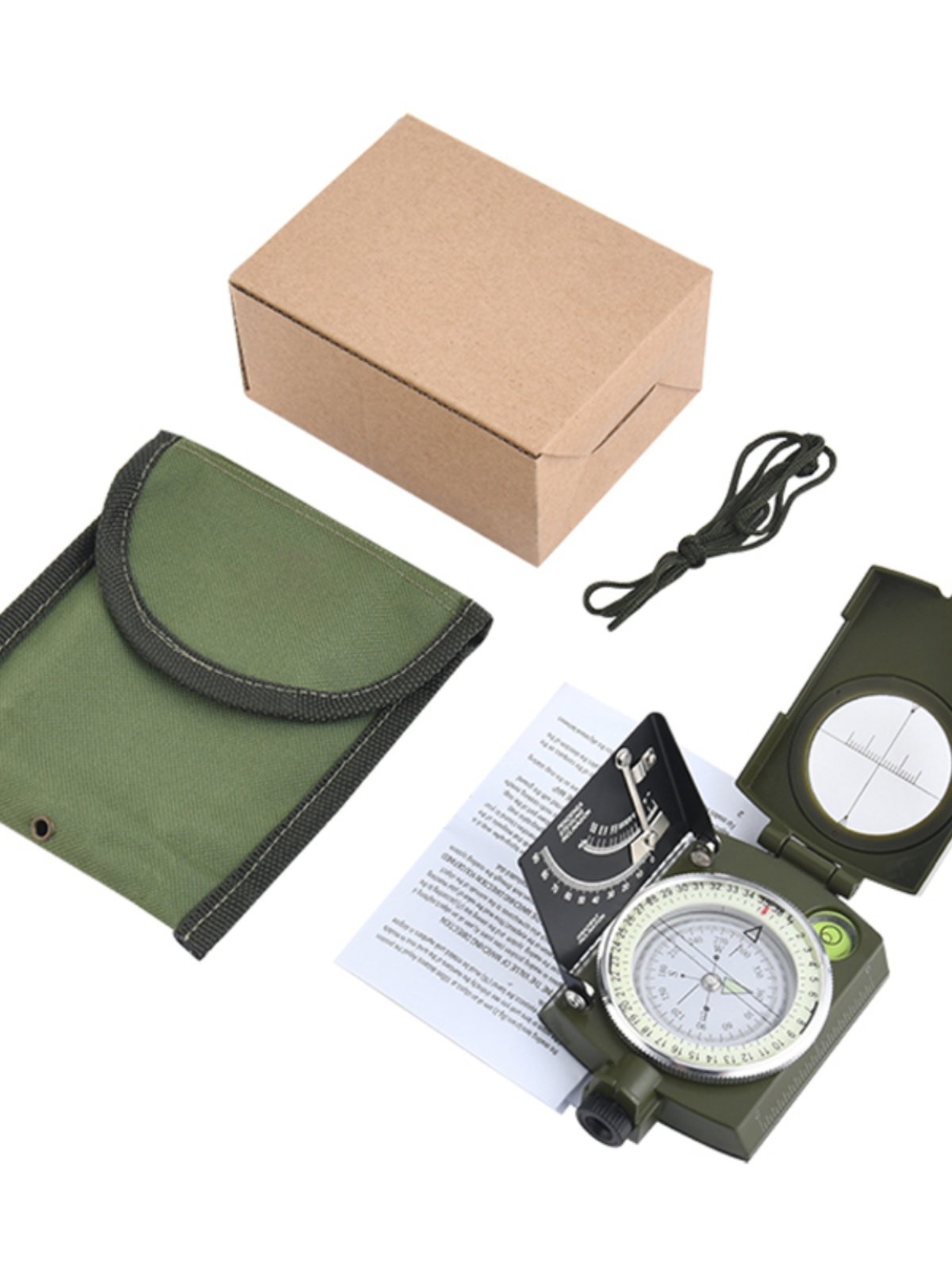 Multi-functional, high-precision outdoor compass, waterproof nightlight, precise navigational guidance compass, northerly