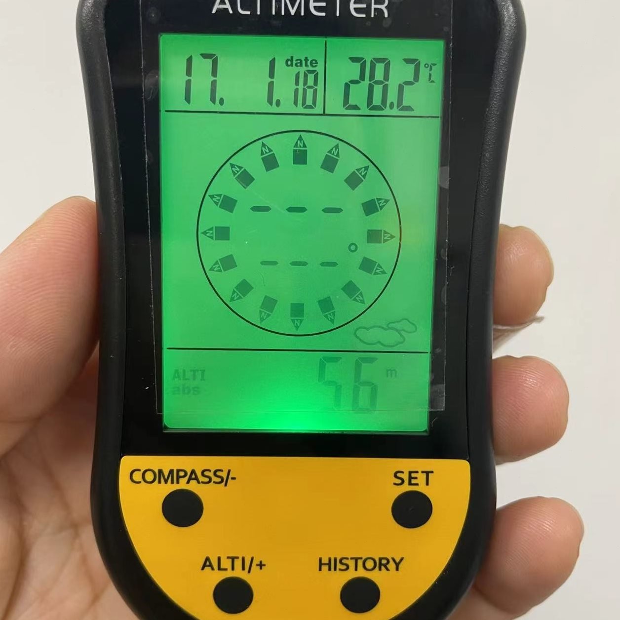 Aerometric thermometer weather plan for the free-riding of aerodynamic thermometers in the cross-country of avionics