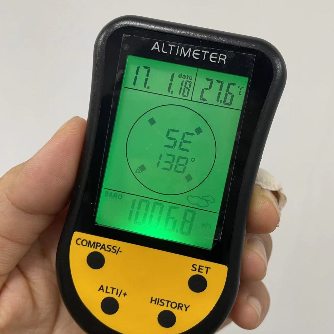 Aerometric thermometer weather plan for the free-riding of aerodynamic thermometers in the cross-country of avionics