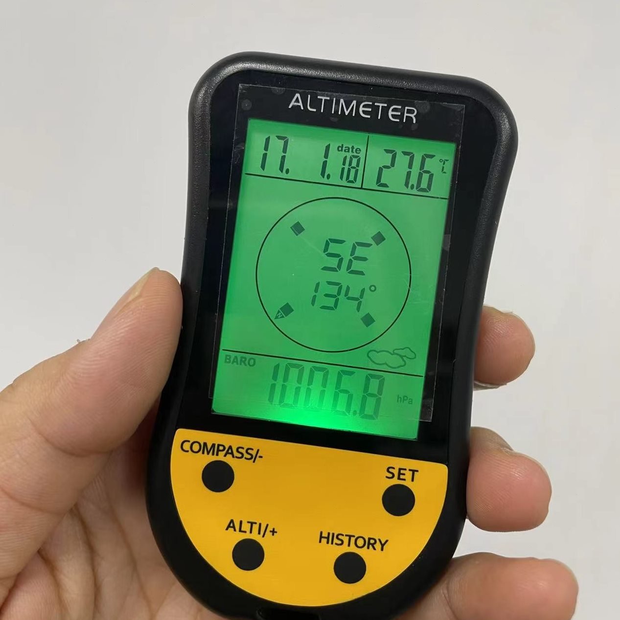 Aerometric thermometer weather plan for the free-riding of aerodynamic thermometers in the cross-country of avionics
